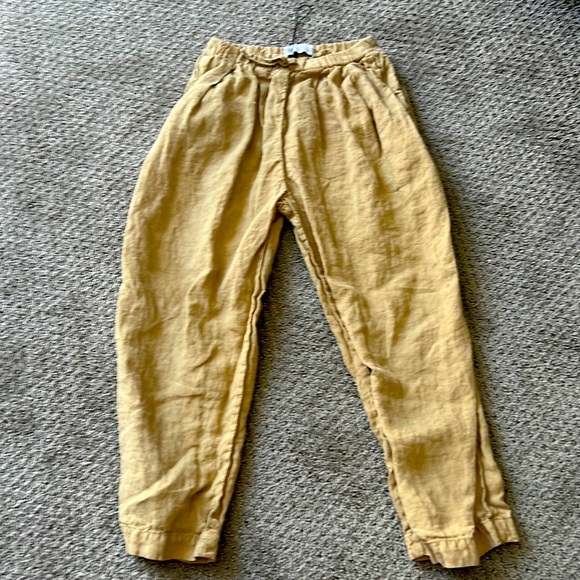 Zara girls linen pants